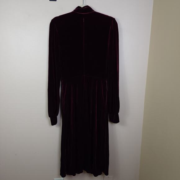 Black Halo Red Velvet Ruby Dress Size 10 FLAWED - Picture 6 of 12